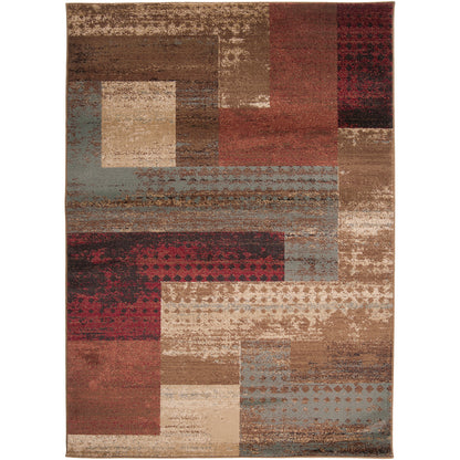 Riley Multicolour Modern Graphic Rug