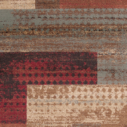 Riley Multicolour Modern Graphic Rug