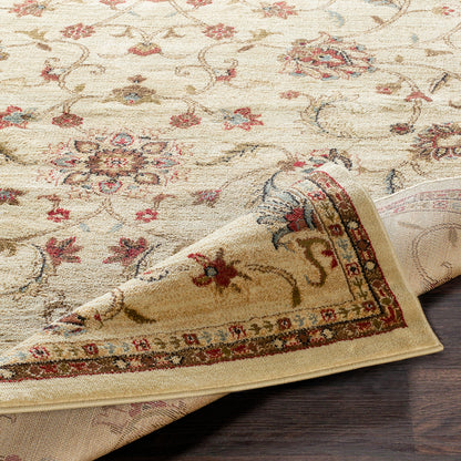 Riley Beige Vintage Traditional Boho Rug