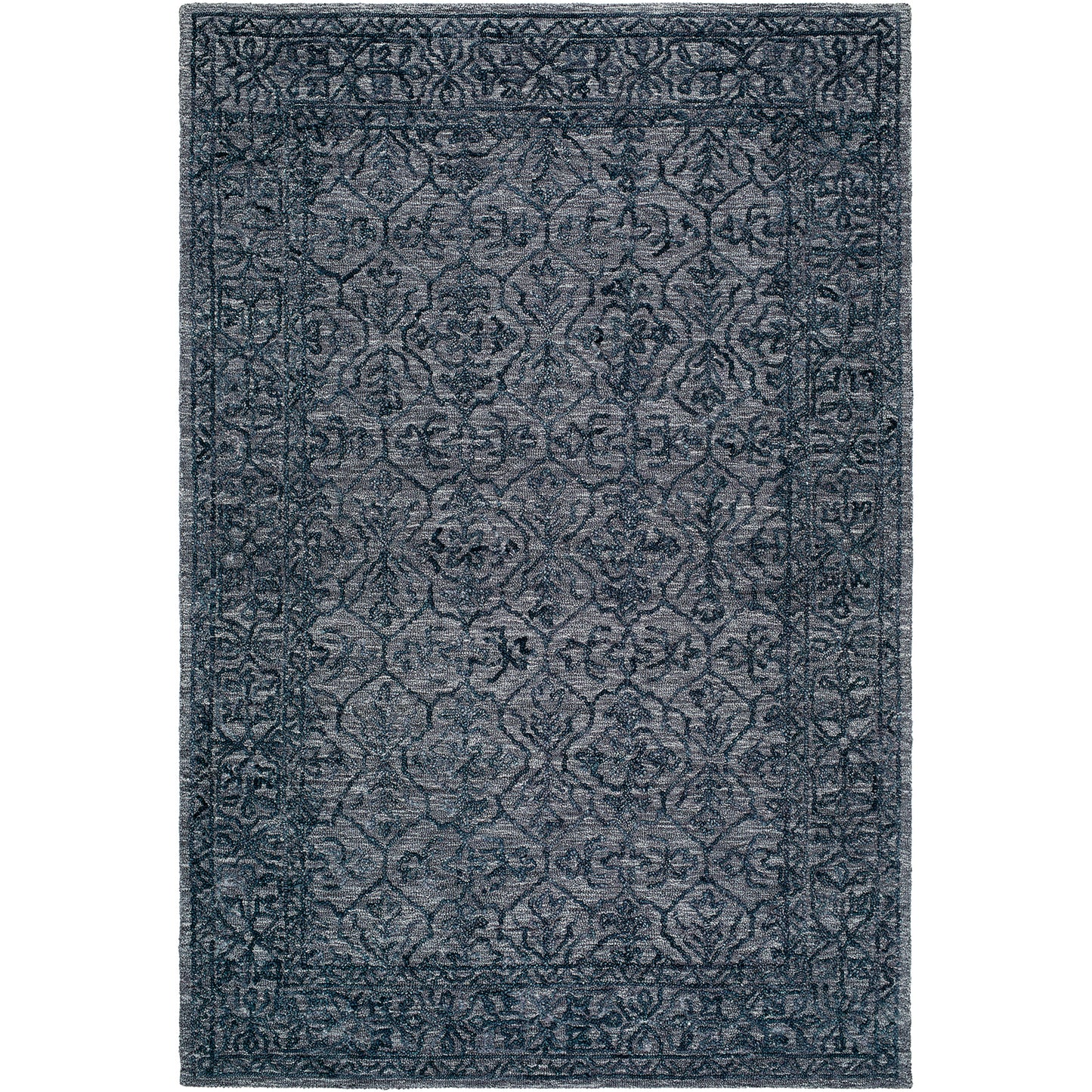 Sicily Blue Traditional  Wool Rug