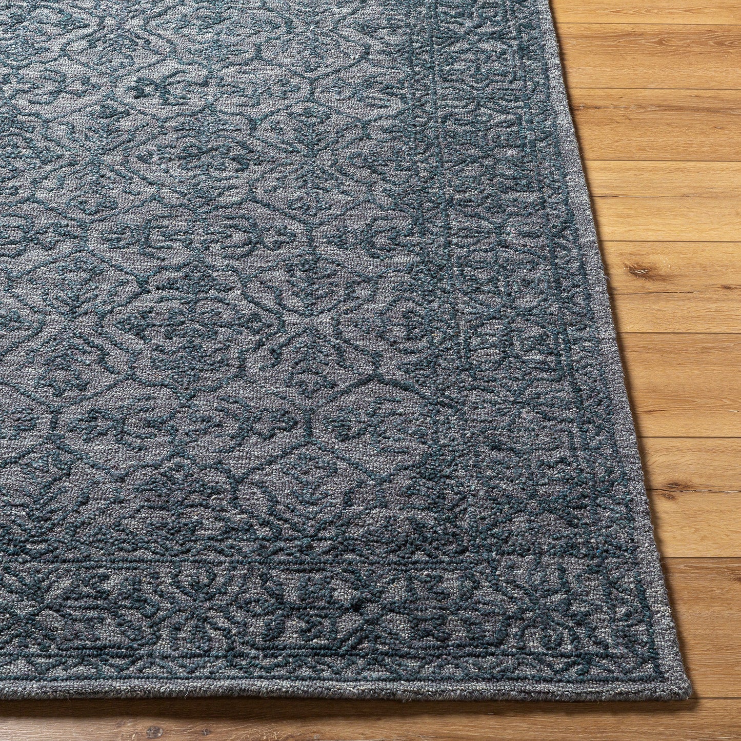 Sicily Blue Traditional  Wool Rug