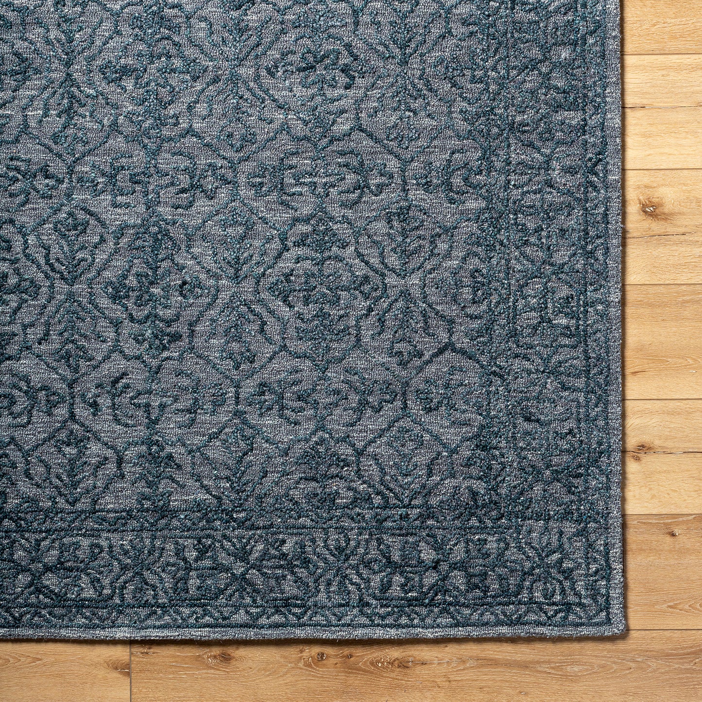 Sicily Blue Traditional  Wool Rug
