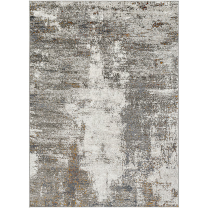 San Francisco Grey Abstract Modern Marble Rug