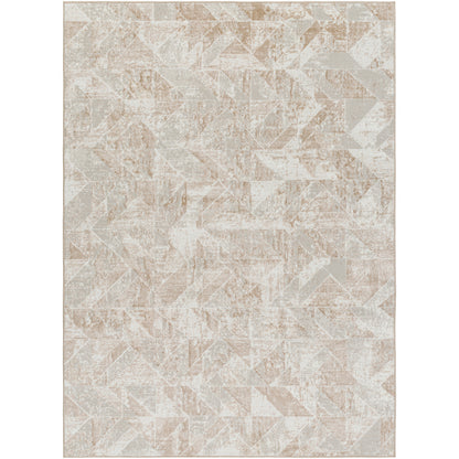 San Francisco Cream Abstract Geometric Rug