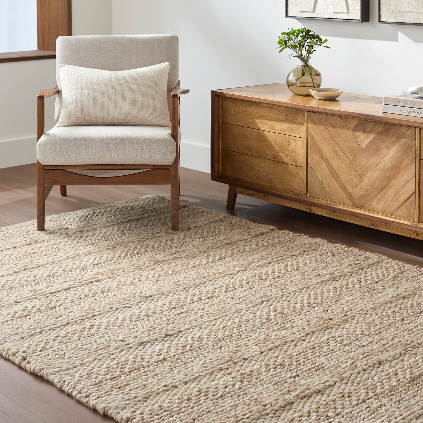 Tahoe II Global Tan Wool Rug