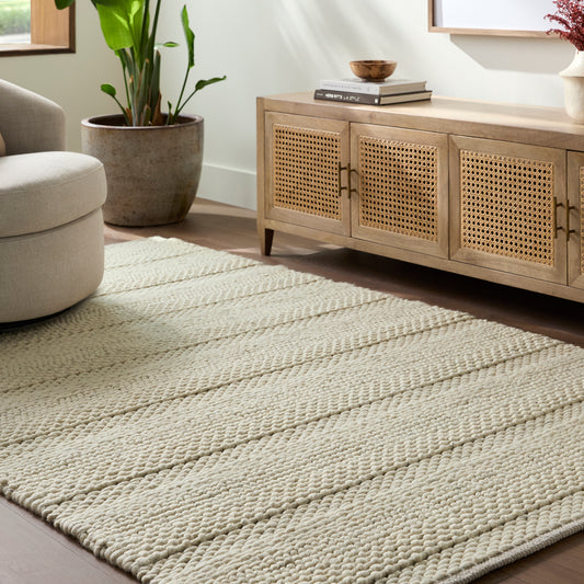 Tahoe II Global Ivory Wool Rug