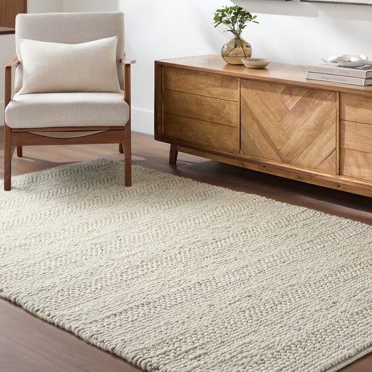 Tahoe II Global Cream Wool Rug